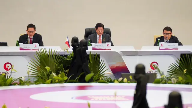 Roundtable Meeting Indonesia-Filipina dilaksanakan pada Konferensi Tingkat Tinggi ASEAN ke-43 2023 di Jakarta pada Rabu (6/9/2023).