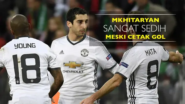 Berita video curhat sedih Henrikh Mkhitaryan usai Manchester United menang 1-0 atas Saint-Etienne pada leg II Liga Europa 2016-2017.