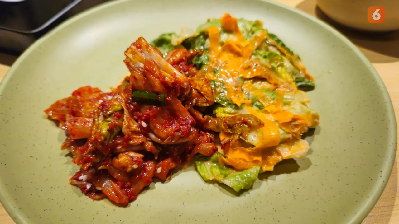 Ilustrasi Makanan Fermentasi, Kimchi, Makanan Korea (Foto: Aditya Eka Prawira/Liputan6.com)