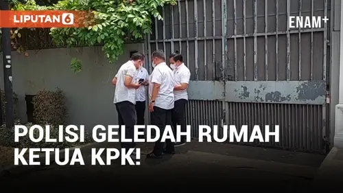 VIDEO: Rumah Ketua KPK Firli Bahuri Digeledah Polisi