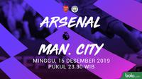 Premier League - Arsenal Vs Manchester City (Bola.com/Adreanus Titus)