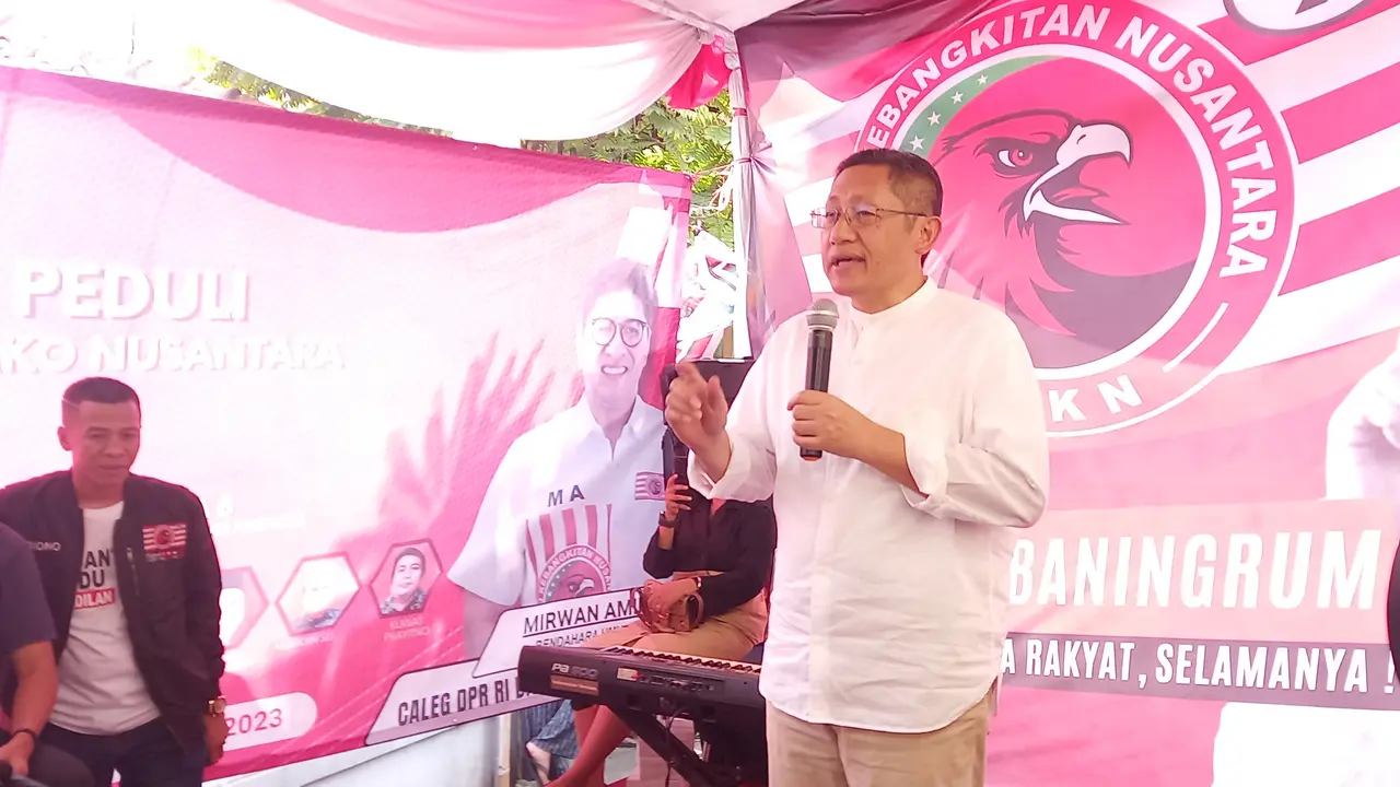 Ketua Umum Partai Kebangkitan Nusantara (PKN) Anas Urbaningrum.