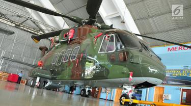 Sambangi Halim, KPK dan POM TNI Cek Fisik Heli AgustaWestland AW101