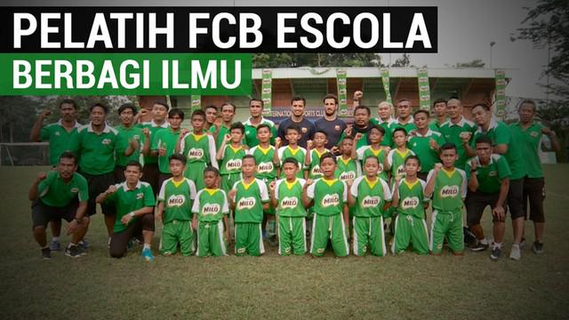 Berita video 2 pelatih FCB Escola, Jordi Fernandez dan Marti Vila, berbagi ilmu di MILO Football Championship 2017. Keduanya memberikan ilmunya kepada 16 peserta terbaik MILO Football Championship. Para peserta berkesempatan mengikuti sesi kelas dan ...