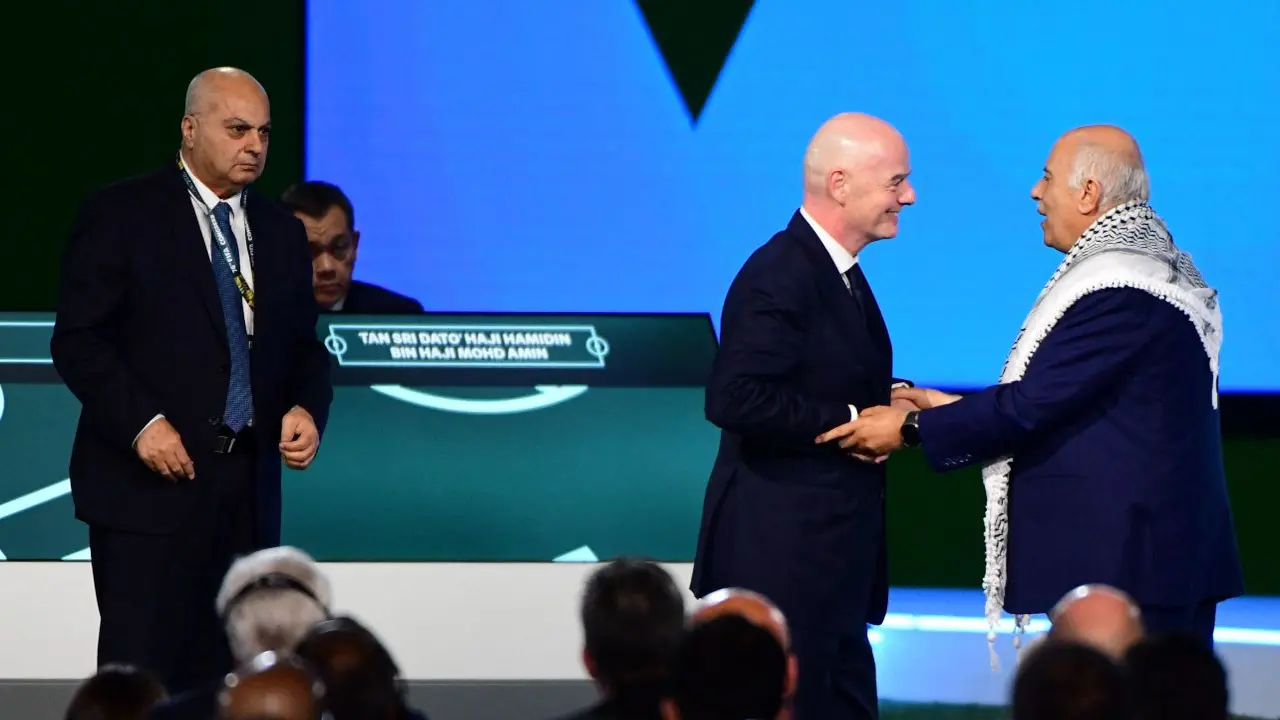 Kongres FIFA, Gianni Infantino, Palestina-Israel