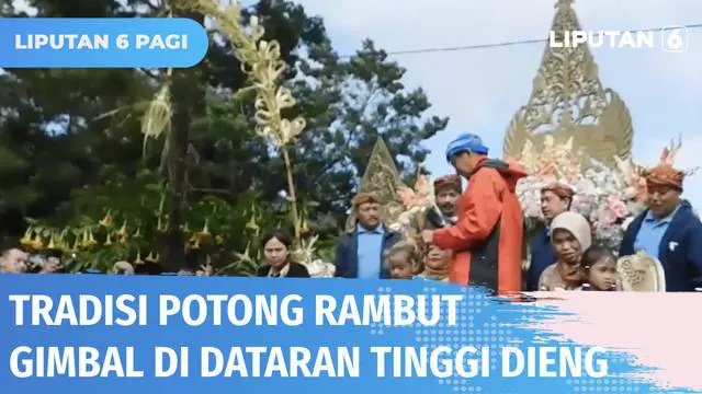 VIDEO: Sandiaga Uno Berpartisipasi dalam Tradisi Potong Rambut Gimbal di Dataran Tinggi Dieng