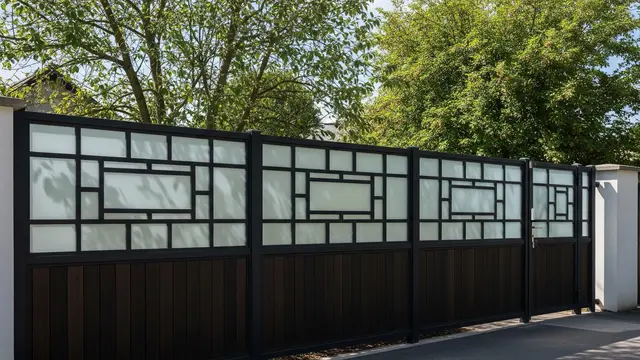 Model Pagar Rumah Klasik Modern Motif Geometris Kontemporer