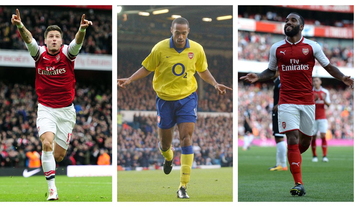 Sebagai salah satu anggota Big Six di Liga Inggris, Arsenal kerap memiliki para pemain tajam dengan raihan gol di atas rata-rata. Bahkan beberapa pemainnya mampu beradaptasi dengan baik di musim pertamanya berseragam The Gunners hingga mampu mempersembahkan banyak gol bagi tim asal London tersebut. Seperti 5 pemain berikut ini. (Kolase AFP)