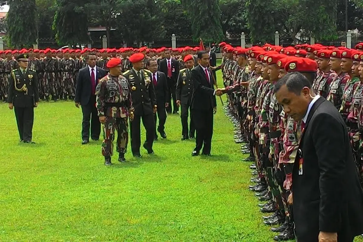 Presiden Jokowi - Kopassus 