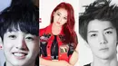 <p>Transformasi Wajah Chubby Hingga Tirus Para Idol K-Pop, credit: Big Hit, JYP, SM Entertaiment</p>