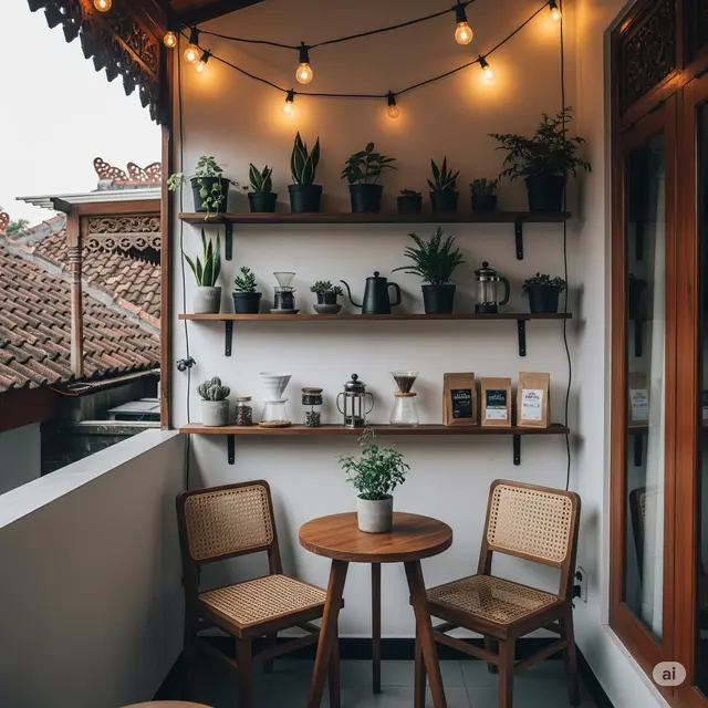 Teras Kafe Mini ala Urban