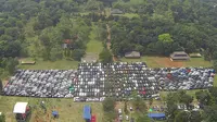 Ribuan pengguna mobil Chevrolet berkumpul dalam rangka menghadiri acara Chevrolet United Carnival.