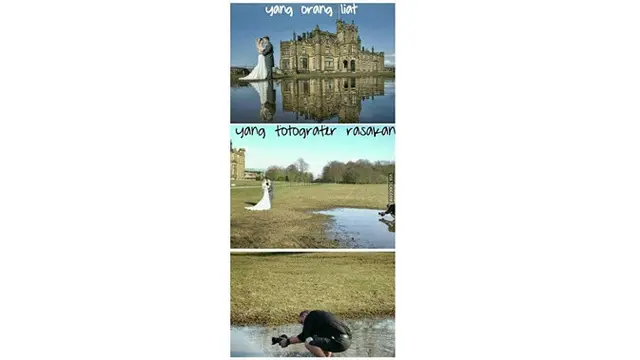 6 Aksi Totalitas Fotografer Demi Hasil Jepretan Bagus Ini Kocak