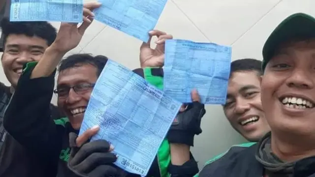 Kena Tilang, 6 Reaksi Driver Ojek Online Ini Malah Bikin Ngakak