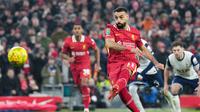Liverpool menang berkat gol-gol yang disumbang oleh Cody Gakpo (34'), Mohamed Salah (51' pen.), Dominik Szboszlai (75'), dan Virgil van Dijk (80'). (AP Photo/Jon Super)