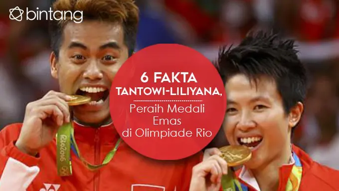 [bintang] 5 Fakta Tantowi-Liliyana, Peraih Medali Emas di Olimpiade Rio