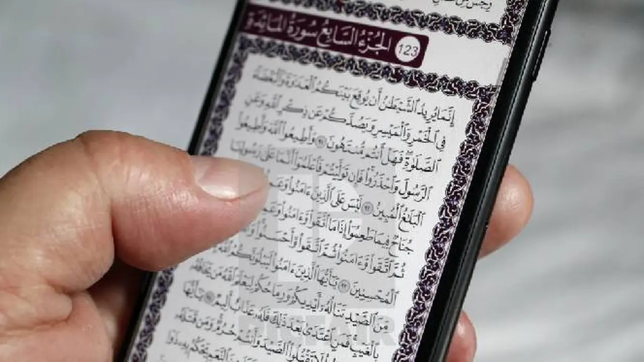 Aplikasi Alquran. Dok: picfair.com