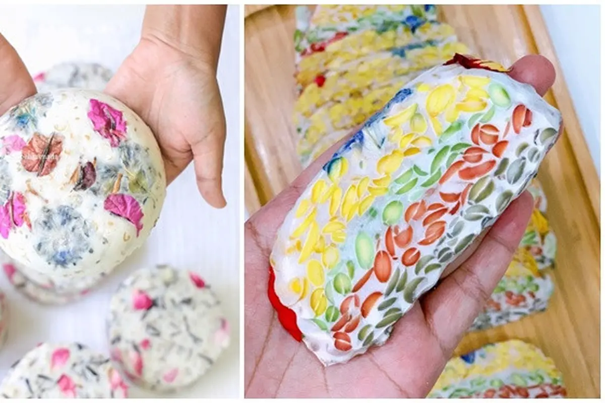 7 Potret Tempe Warna-warni Ini Unik, Bikin Enggak Tega Dimakan