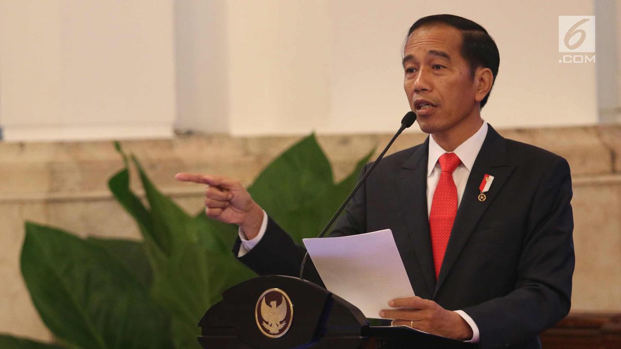 Presiden Jokowi Buka Raker Kemendag 2018 di Istana Negara