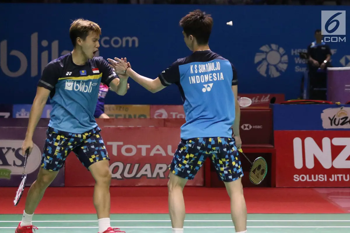 Hajar Ganda Putra China, Kevin/Markus Melenggang ke Semifinal