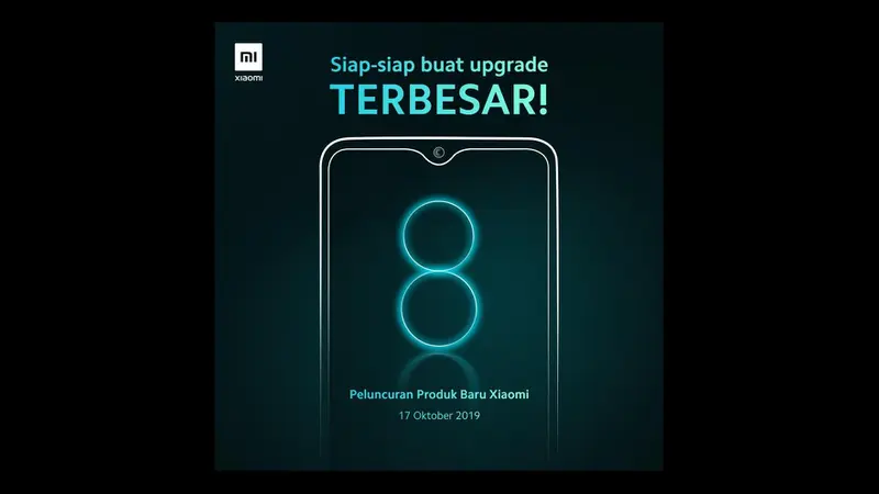 Poster peluncuran Redmi Note 8