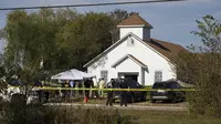 Penembakan Massal Meletus di Gereja Texas, 25 Orang Tewas (Nick Wagner/Austin American-Statesman via AP)