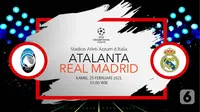 Atalanta vs Real Madrid (liputan6.com/Abdillah)