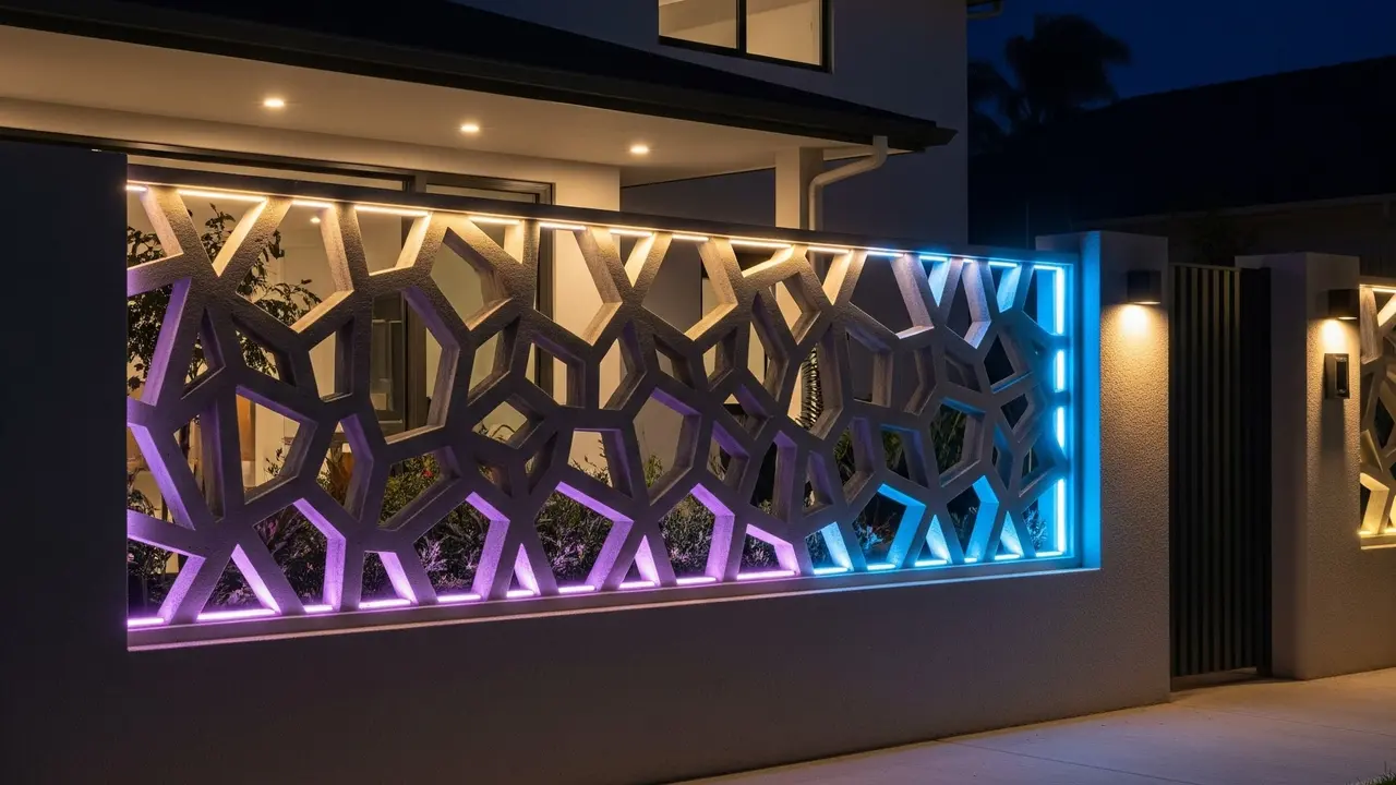 Inspirasi Pagar Rumah Setengah Tembok Modern