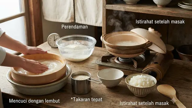Metode Unik Masak Nasi Orang Jepang