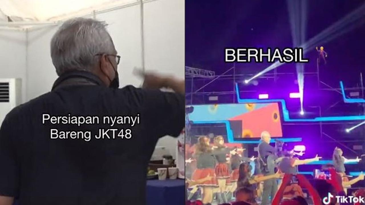 Momen Iwan Fals Feat JKT48 Saat Persiapan Vs Konser, Kompak Dance Aitakatta