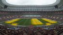 Suasana dalam Stadion Luzhniki, Moscow, Kamis,(5/10/2017). Stadion Luzhniki akan menjadi stadion untuk pembukaan dan penutupan Piala Dunia 2018 Rusia. (AP/Ivan Sekretarev)