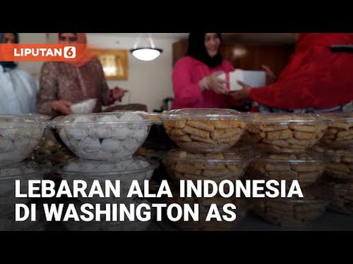 VIDEO: Kue dan Makanan Khas Lebaran Indonesia di Washington