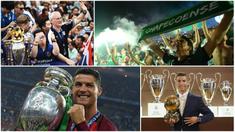 Kaleidoskop sepak bola dunia pada tahun 2016 diwarnai kisah fenomena Leicester serta cerita kejayaan Cristiano Ronaldo. (AFP)