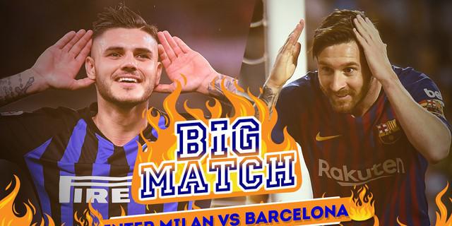 VIDEO: Inter Milan Vs Barcelona, Messi dkk Punya Rekor Buruk di Italia