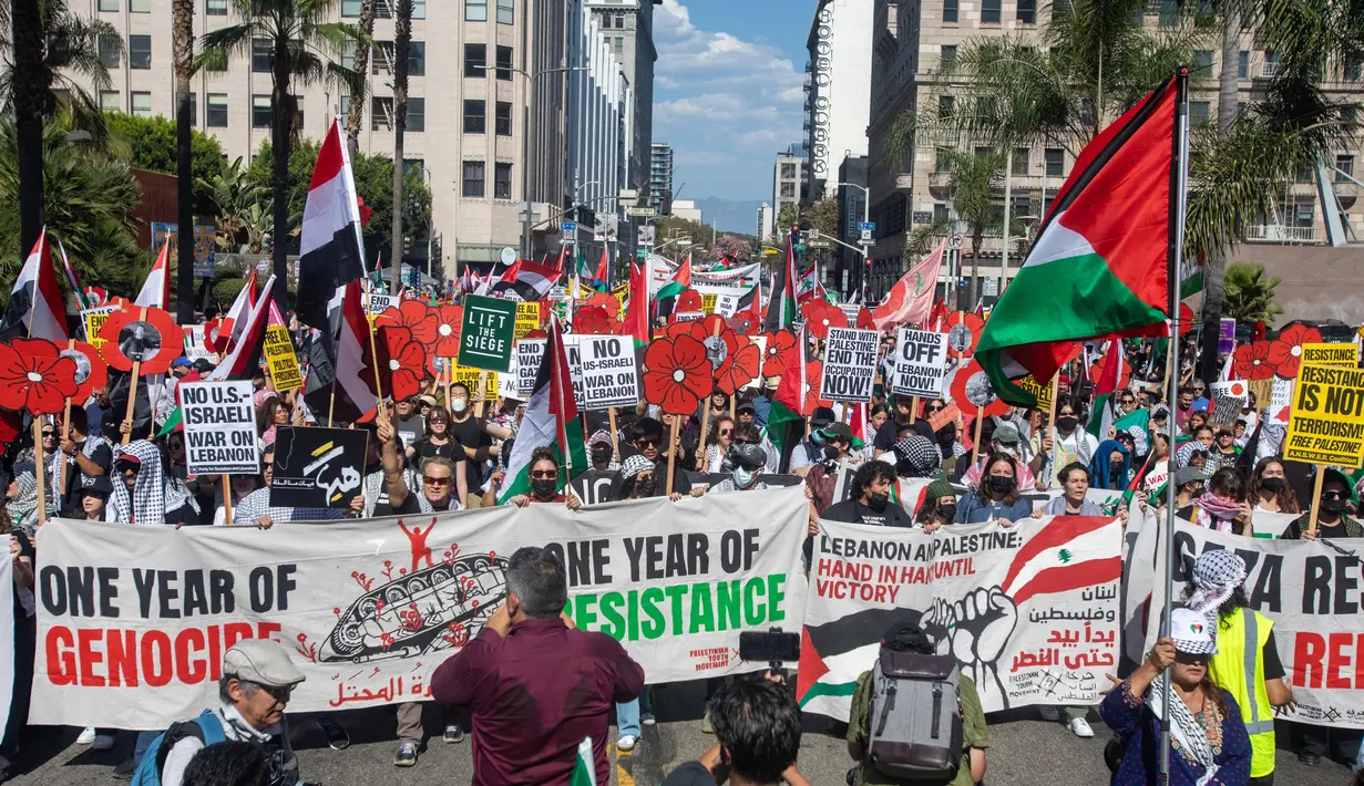 Badan Bantuan dan Pekerjaan Perserikatan Bangsa-Bangsa untuk Pengungsi Palestina (UNWRA) mengunggah di X bahwa sejak perang dimulai pada 7 Oktober 2023 lalu, ada lebih dari 140 sekolah UNWRA hancur diserang Israel. (RINGO CHIU/AFP)