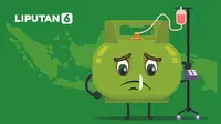 Banner Infografis Antrean Masyarakat Pengguna LPG 3 Kg Mengular. (Liputan6.com/Abdillah)