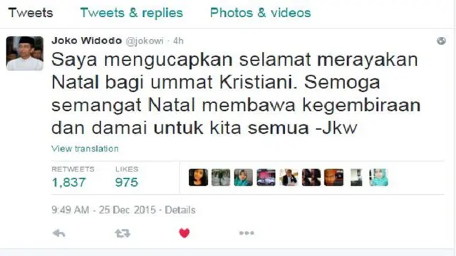 Jokowi Twitter