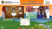 KLHK Beri Penghargaan Proklim 2021 ke Pemprov Jateng