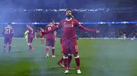 Pemain terbaik Premier League 2017-2018 dari klub Liverpool, Mohamed Salah diharapkan menjadi motor serangan untuk Mesir pada Piala Dunia 2018 di Rusia. (AFP/Paul Ellis)