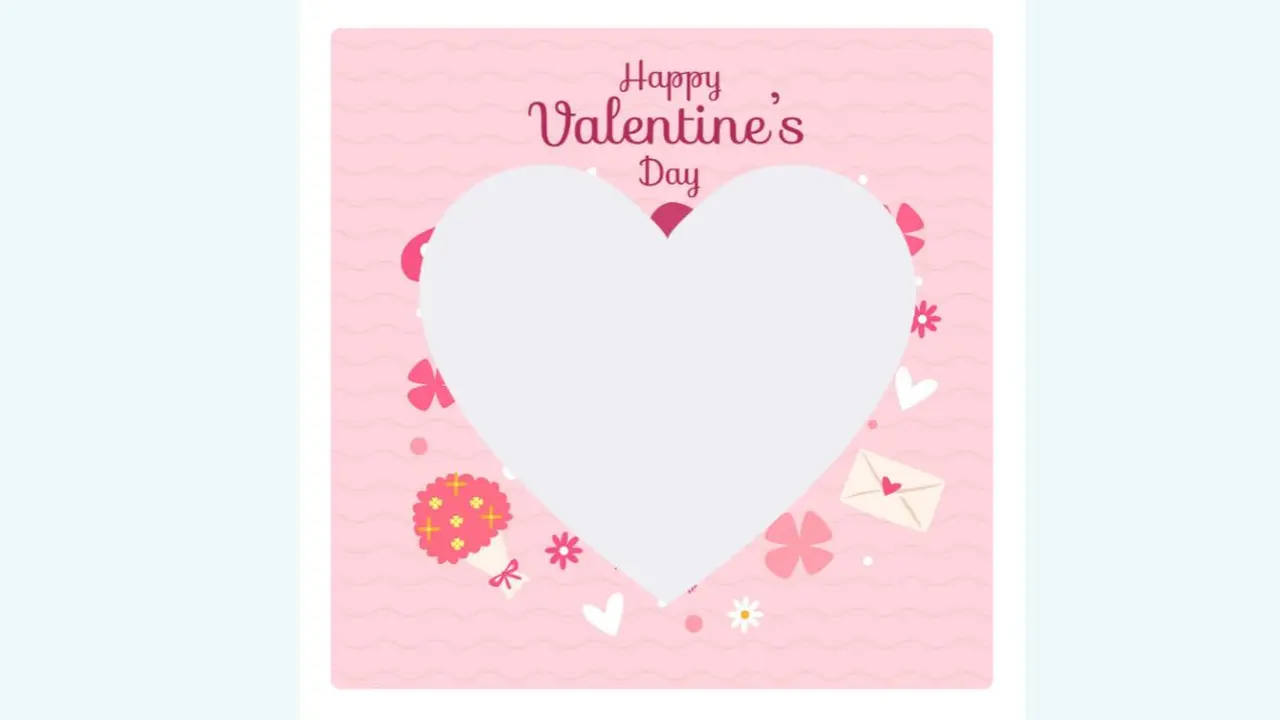 Twibbon Valentine Day atau Hari Valentine, Yuk Buat di Hari Kasih Sayang 14 Februari Ini.