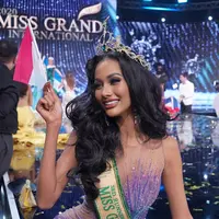 Aurra Kharishma berhasil meraih juara runner up 3 Miss Grand International 2020 (Foto: instagram/aurrakharishma)