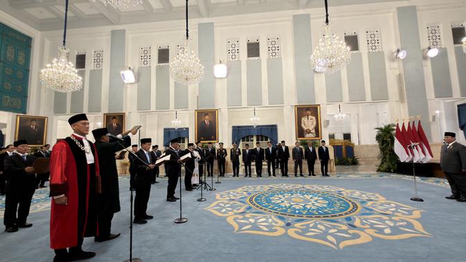 Prabowo Saksikan Pengucapan Sumpah Jabatan 9 Anggota Ombudsman RI Periode 2026-2031