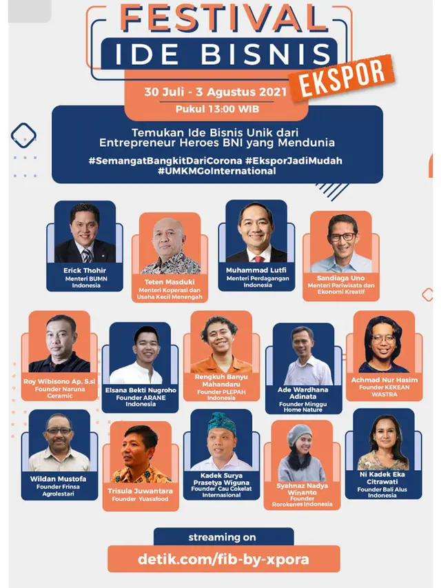 BNI Gelar Festival Ide Bisnis, 10 UMKM akan Berbagi Kiat Berbisnis hingga Ekspor