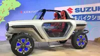 Suzuki e-Survivor, Mobil Listrik Bergaya Futuristik Nan Retro (foto: Rushlane)