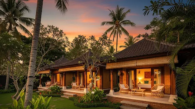 Rumah Bambu-Bata Konsep Villa