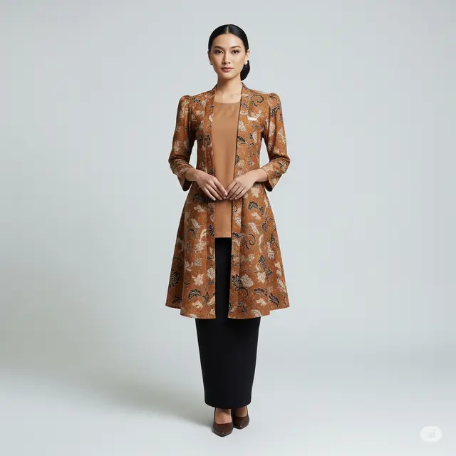 8 Baju Batik Lengan Puff untuk Acara Formal: Style Elegan dan Profesional
