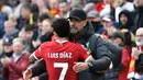 Liverpool baru bisa menyamakan kedudukan lewat gol Luis Diaz di menit ke-27. (AP Photo/Rui Vieira)