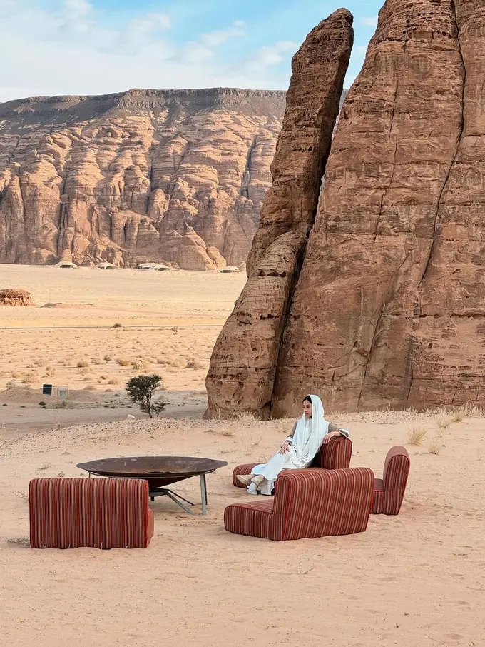 Potret Nikita Willy saat di Al Ula