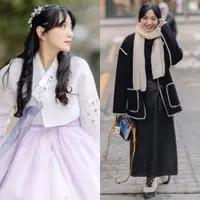 Lihat di sini beberapa potret gaya OOTD Hesti Purwadinata yang bak warlok ketika di Korea Selatan.