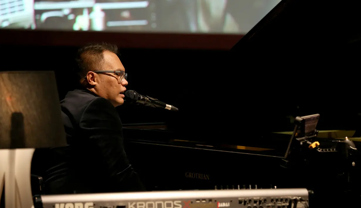 Badai sebagai motor band yang telah berdiri selama 12 di dunia musik, mengucapkan banyak terima kasih kepada para penggemar setianya selama berkarir. (Andy Masela/Bintang.com)